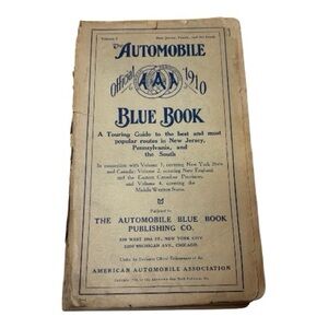 The Automobile Blue Book Official 1910 Edition